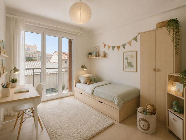 VALLAURIS - 3P - 60m² - CENTRE VILLE - CAVE- TRAVAUX