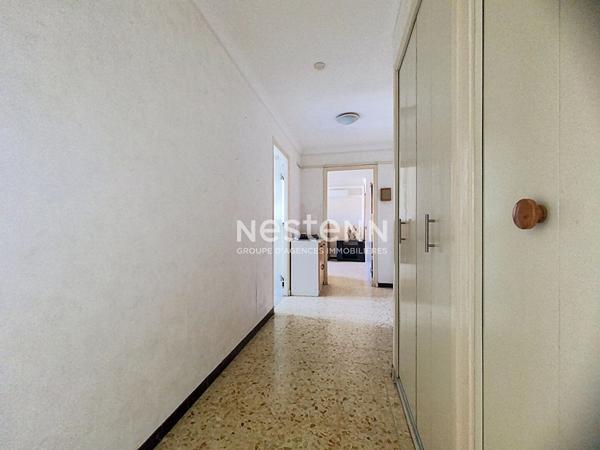 VALLAURIS - 3P - 60m² - CENTRE VILLE - CAVE- TRAVAUX