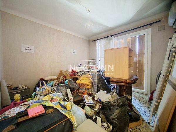 VALLAURIS - 3P - 60m² - CENTRE VILLE - CAVE- TRAVAUX