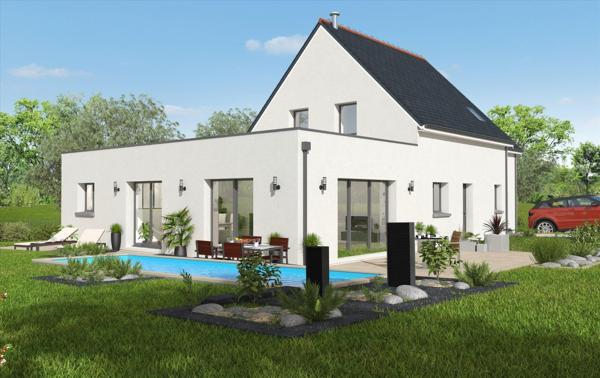 Terrain + Maison à vendre 4 pièces - 140 m²