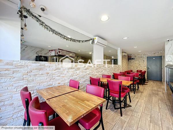 Snack premium à Mandelieu : visibilité + terrasse