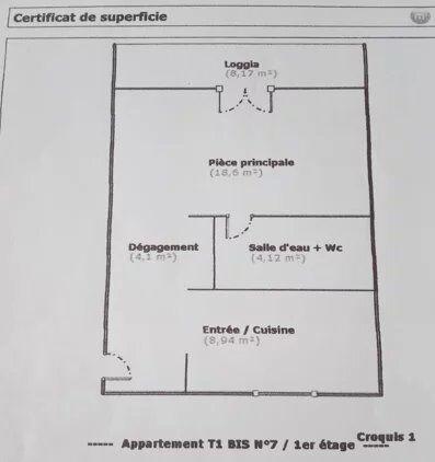Vente Appartement 1 pièces 35 m2 à Case-Pilote