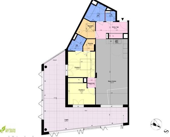 Appartement à vendre 3 pièces 78 m² Châteauneuf-Grasse