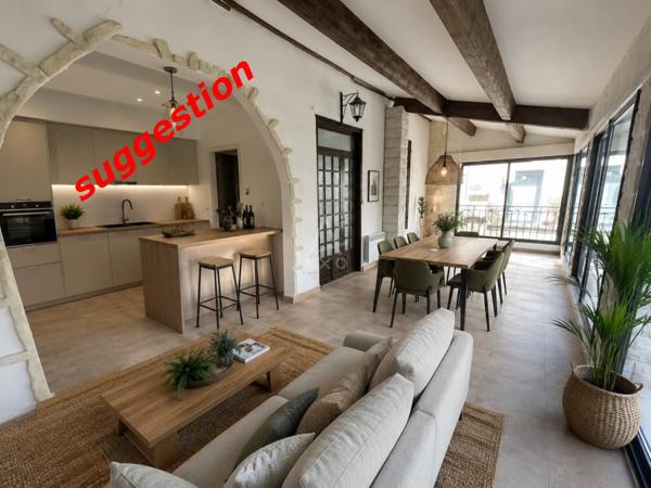 MAISON VIGNERONNE EN PIERRES 106 M² HABITABLES 2 GARAGES 58 ET 45 M² +57 M² GRENIER  AMENAGEABLE