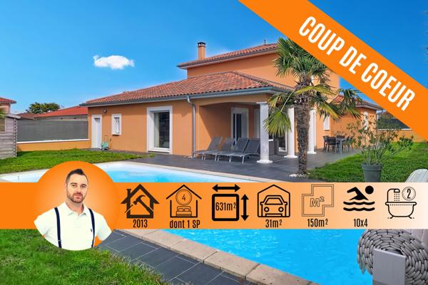 À vendre - Maison contemporaine, 5 pièces située à Miribel (01700)