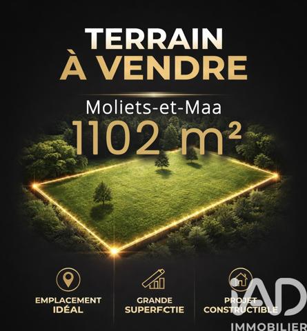 Terrain à vendre 1 102 m² Messanges