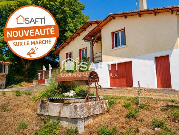 Maison à rénover avec dépendances et vue Panoramique sur la vallée