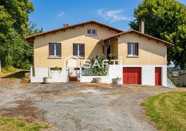Maison à rénover avec dépendances et vue Panoramique sur la vallée