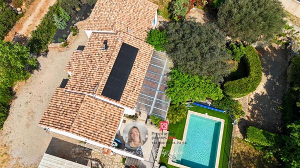 Maison plain-pied -  piscine - 1500 m2 de terrain