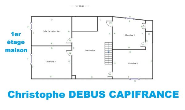 Maison à vendre centre-ville de GANNAT (03)