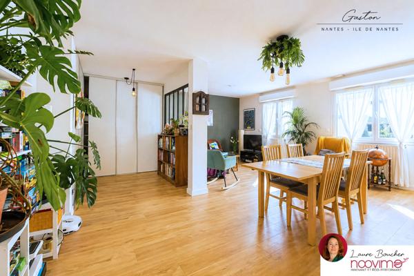 T3 - T4 80 m2 lumineux balcon et grand box sur l’Île de Nantes