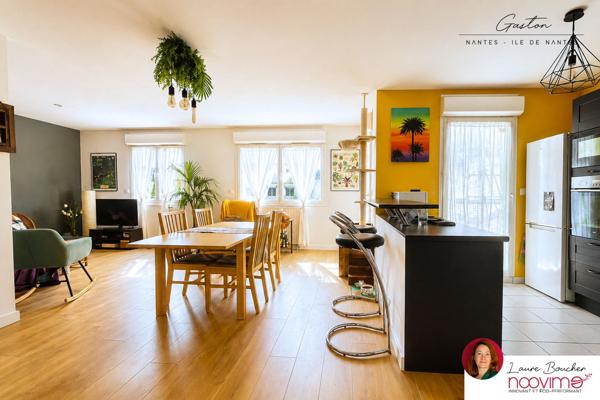 T3 - T4 80 m2 lumineux balcon et grand box sur l’Île de Nantes