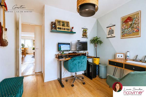 T3 - T4 80 m2 lumineux balcon et grand box sur l’Île de Nantes