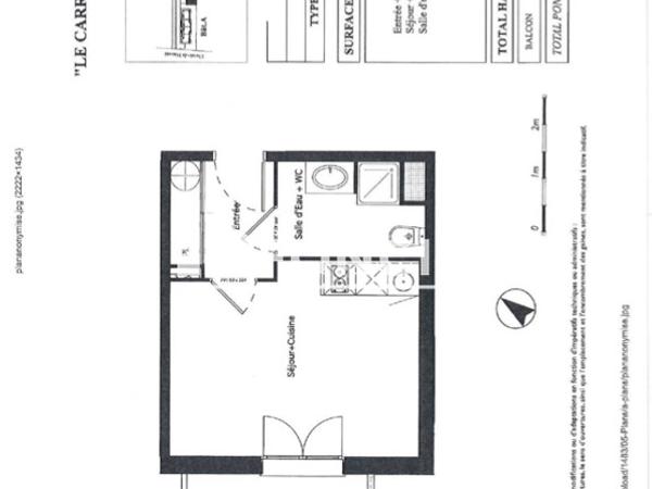 Location Studio 24.78 m² - 34 CHEMIN DU MAZURIE Aucamville 31140