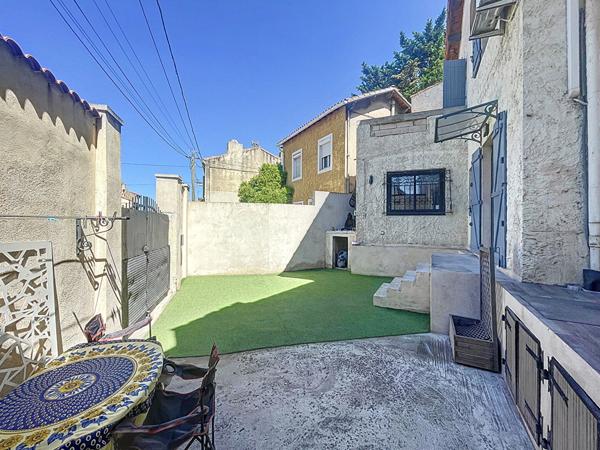A VENDRE MARSEILLE 13014  SAINTE-MARTHE MAISON T3/4 TERRASSE JARDIN