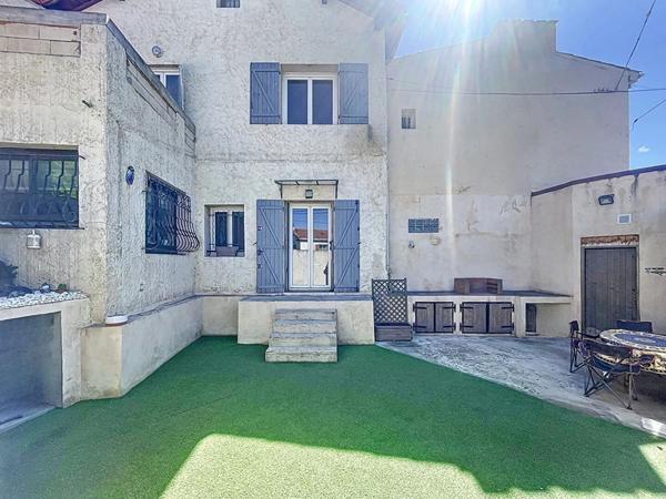 A VENDRE MARSEILLE 13014  SAINTE-MARTHE MAISON T3/4 TERRASSE JARDIN