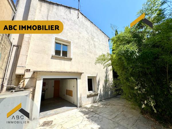 Jonquières (84150) Maison centre-ville avec jardin et garage en toute tranquillité
