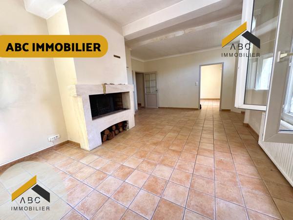 Jonquières (84150) Maison centre-ville avec jardin et garage en toute tranquillité