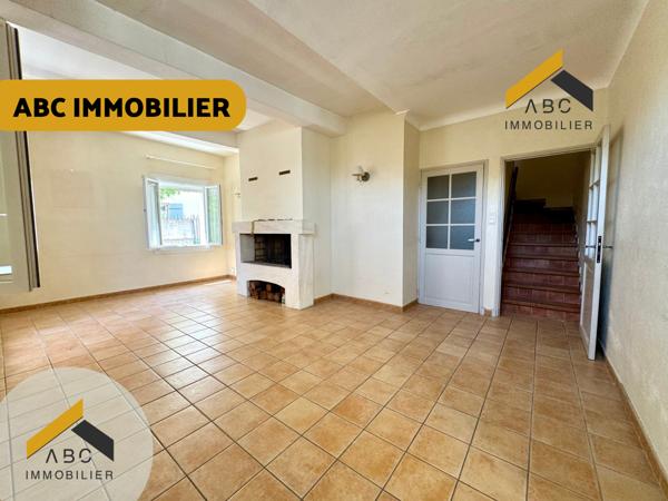 Jonquières (84150) Maison centre-ville avec jardin et garage en toute tranquillité