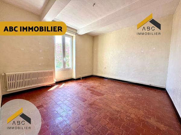 Jonquières (84150) Maison centre-ville avec jardin et garage en toute tranquillité