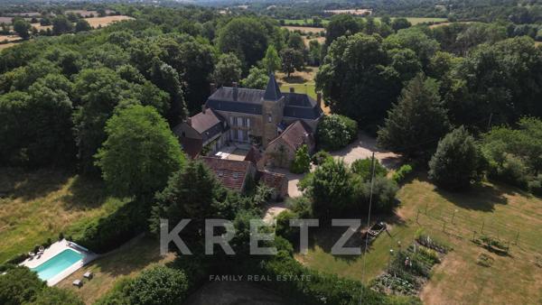 Manoir du XVIIIe avec gîte sur 4 hectares
