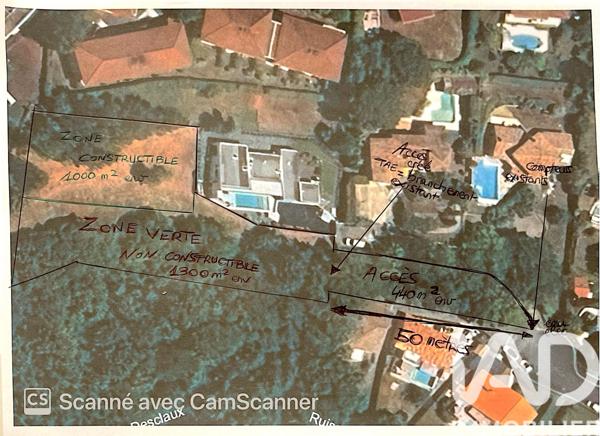 Terrain à vendre 3 000 m² Artigues-près-Bordeaux