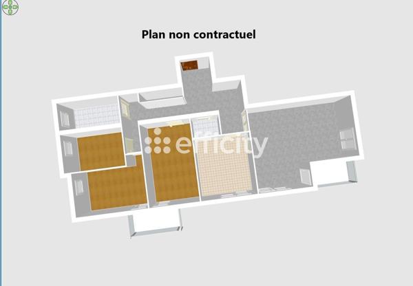 Appartement 4 pièces - 110 m² Exclusivité efficity