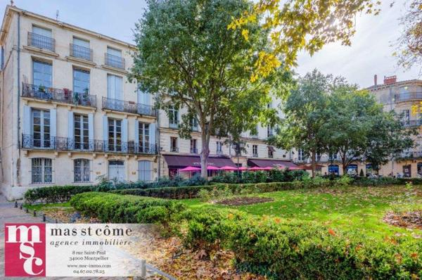 Montpellier (34000) CANOURGUE T3 d'exception place de la Canourgue 54 m² VENDU loué
