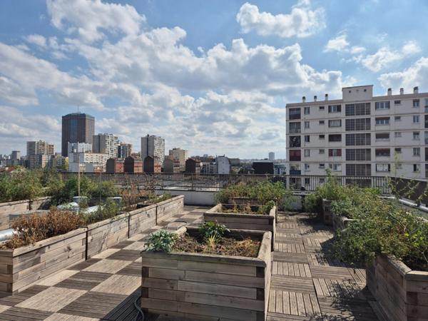 Aubervilliers — Rue André Karman | Superbe 4 pièces de 84 m² avec grand balcon, parking & potager sur le toit ! (93)