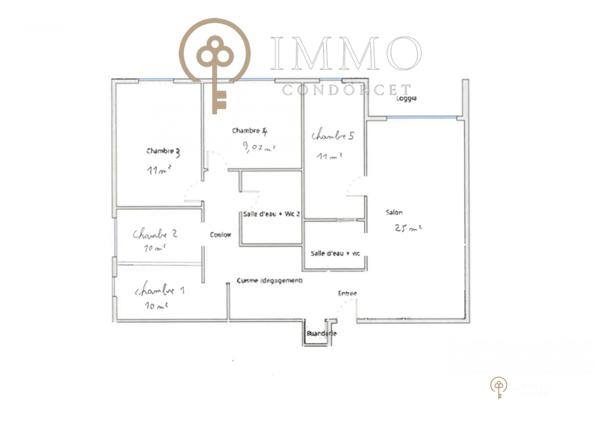 Investissement : Colocation de 5 chambres, 550€/mois x 5