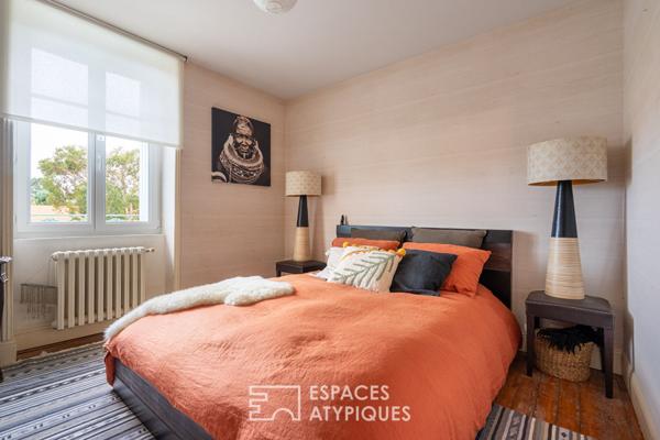 Villa balnéaire historique avec piscine au coeur de Saint Brévin les Pins