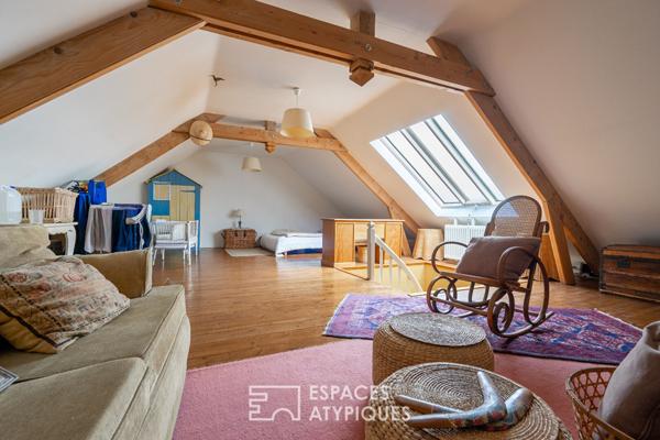 Villa balnéaire historique avec piscine au coeur de Saint Brévin les Pins