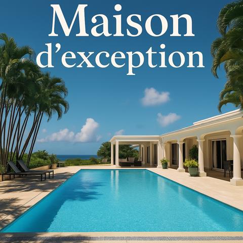 Gosier (97190) Bien d’exception à Dampierre – Vue mer & prestations haut de gamme