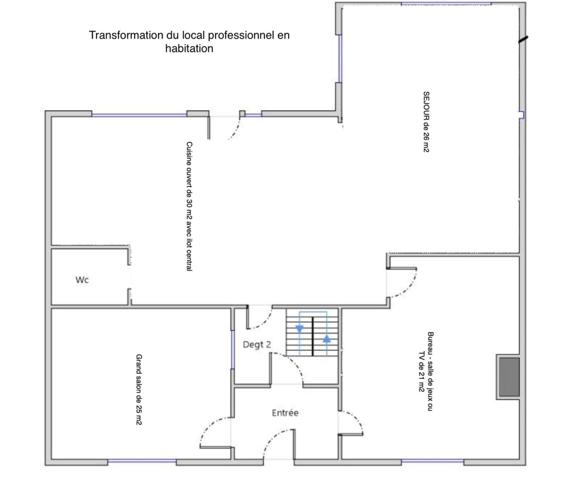 Grande maison de ville avec jardin en hyper-centre