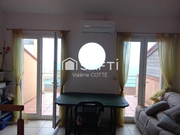 LA VUE SUR LA GRANDE BLEUE...CHALEUREUX