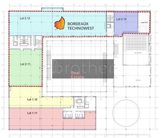 Bureau de 3127 m² à louer à Bordeaux Ouest-Merignac