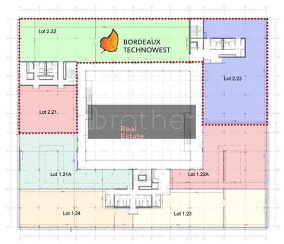 Bureau de 3127 m² à louer à Bordeaux Ouest-Merignac