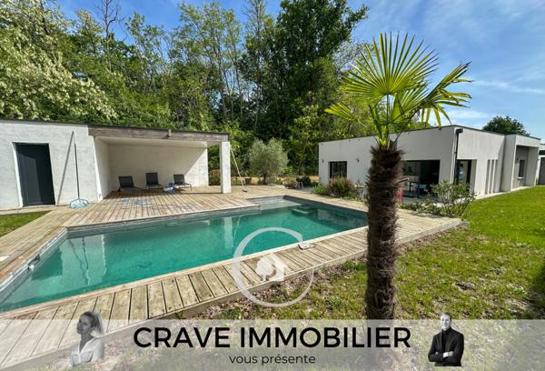 Blanquefort (33290) VILLA ARCHITECTE T6 - PISCINE - DOUBLE GARAGE - POOLHOUSE