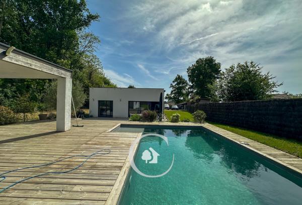 Blanquefort (33290) VILLA ARCHITECTE T6 - PISCINE - DOUBLE GARAGE - POOLHOUSE