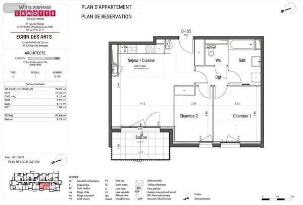 Appartement à vendre à Bain-de-Bretagne en Ille-et-Vilaine (35470), ref : 136/5190