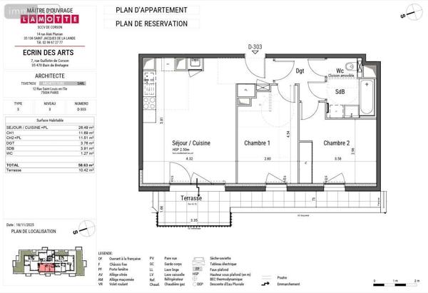 Appartement à vendre à Bain-de-Bretagne en Ille-et-Vilaine (35470), ref : 136/5190