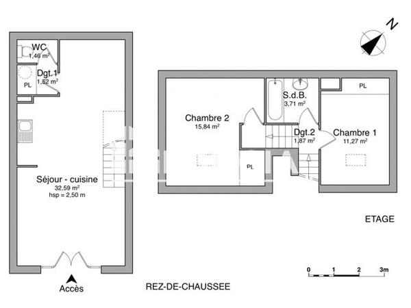 Location Appartement 3 pièces 68.3 m² - 70, RUE CROIX VERTE Albi 81000