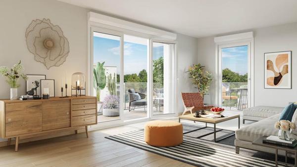 APPARTEMENT I T2 I 49 m² I Basse Consommation I Grande Terrasse et 2 Parkings I Villenave d'Ornon 🏡