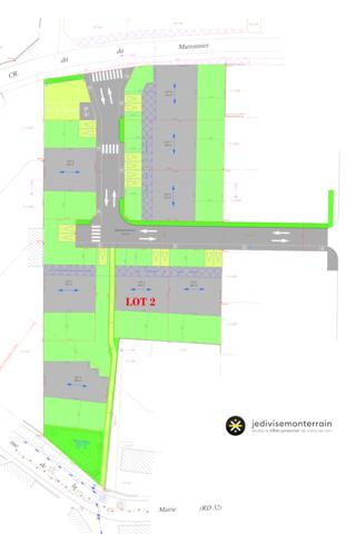 Écrosnes (28320) A Vendre Terrain constructible de 400m2 - Viabilisé - ECROSNES (28)