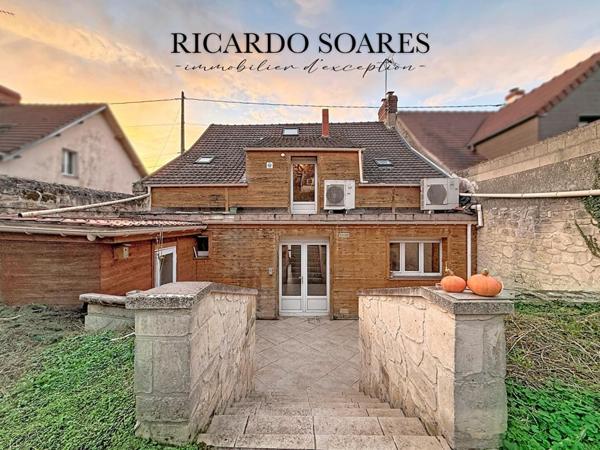 60700 PONT-SAINTE-MAXENCE / MAISON DE VILLE AU CHARME ANCIEN 133m² / 4 CHAMBRES / TERRAIN 480m² / PARKING 4 VOITURES