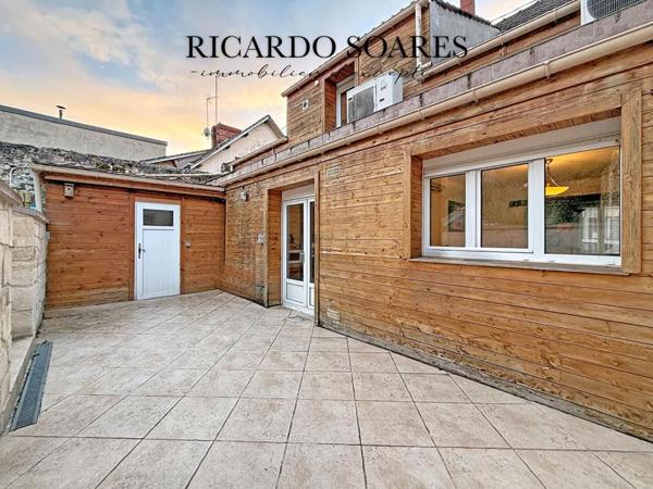 60700 PONT-SAINTE-MAXENCE / MAISON DE VILLE AU CHARME ANCIEN 133m² / 4 CHAMBRES / TERRAIN 480m² / PARKING 4 VOITURES