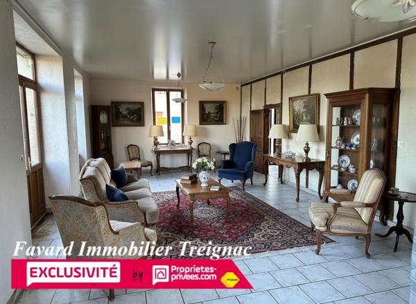 Maison 165 m² - 4 chambres- terrain 1560 m² - Chamberet-109 000