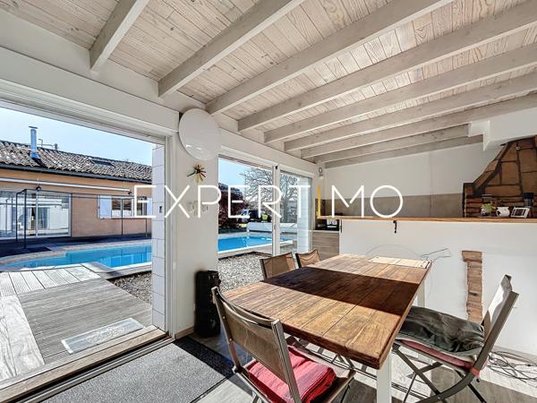 Ayguesvives (31450) Ayguesvives, maison 8 pièces, 240 m2 env. avec piscine, garage attenant et dépendances sise sur une parcelle d