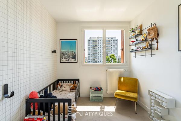 Boulogne Nord, dernier étage esprit loft avec Rooftop confidentiel.