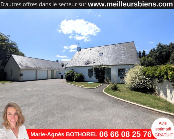 44410 SAINT-LYPHARD- Maison familiale 4 chambres dont 2 au rdc -dépendances, garages et grand terrain